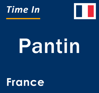 Current local time in Pantin, France