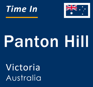 Current local time in Panton Hill, Victoria, Australia