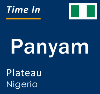 Current local time in Panyam, Plateau, Nigeria