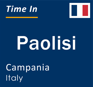 Current local time in Paolisi, Campania, Italy