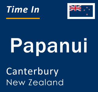 Current local time in Papanui, Canterbury, New Zealand