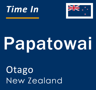 Current local time in Papatowai, Otago, New Zealand