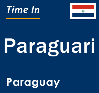 Current local time in Paraguari, Paraguay