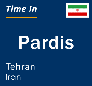 Current local time in Pardis, Tehran, Iran