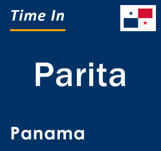 Current local time in Parita, Panama
