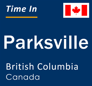 Current local time in Parksville, British Columbia, Canada