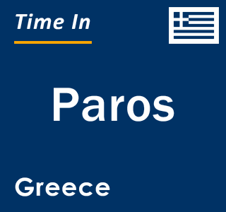 Current local time in Paros, Greece