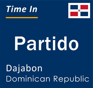 Current local time in Partido, Dajabon, Dominican Republic