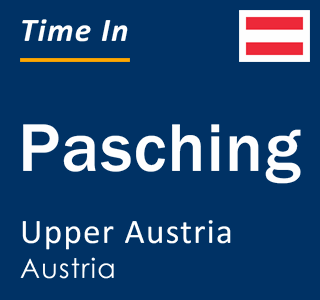 Current local time in Pasching, Upper Austria, Austria