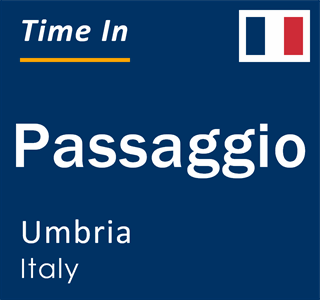 Current local time in Passaggio, Umbria, Italy