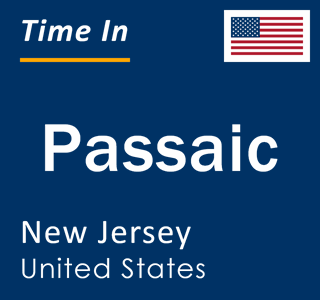 Current time in Passaic, New Jersey, United States