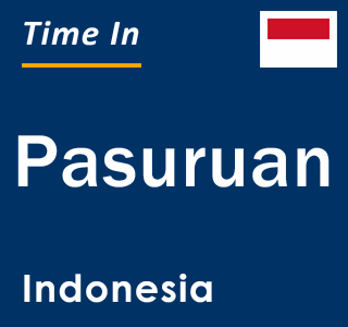 Current local time in Pasuruan, Indonesia