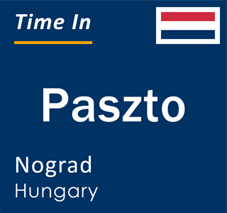 Current local time in Paszto, Nograd, Hungary