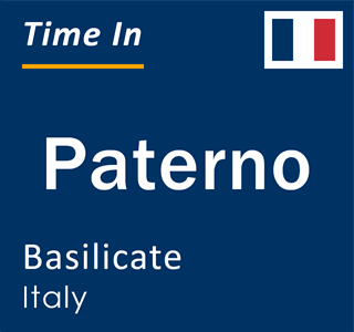 Current local time in Paterno, Basilicate, Italy