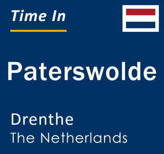 Current local time in Paterswolde, Drenthe, The Netherlands
