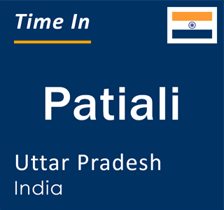 Current local time in Patiali, Uttar Pradesh, India