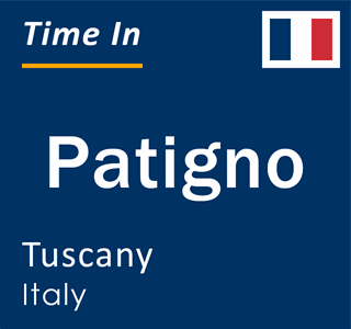 Current local time in Patigno, Tuscany, Italy