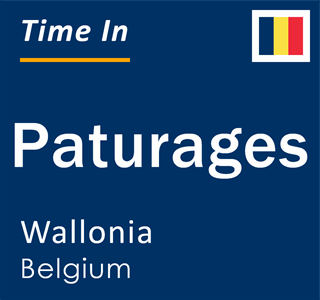 Current local time in Paturages, Wallonia, Belgium