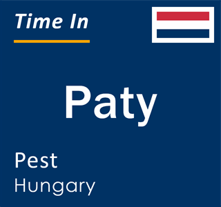 Current local time in Paty, Pest, Hungary