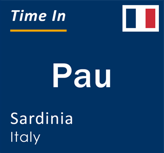 Current local time in Pau, Sardinia, Italy