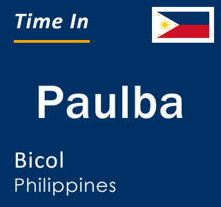 Current local time in Paulba, Bicol, Philippines