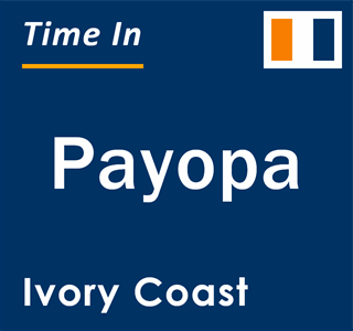 Current local time in Payopa, Ivory Coast