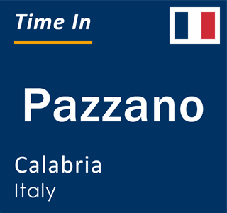 Current local time in Pazzano, Calabria, Italy