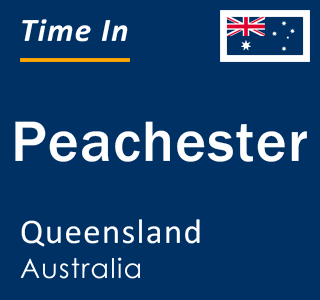 Current local time in Peachester, Queensland, Australia