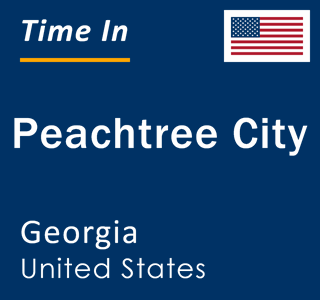 Current local time in Peachtree City, Georgia, United States