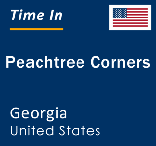 Current local time in Peachtree Corners, Georgia, United States