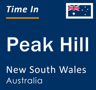 Current local time in Peak Hill, New South Wales, Australia