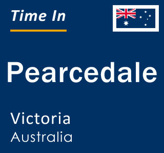 Current local time in Pearcedale, Victoria, Australia