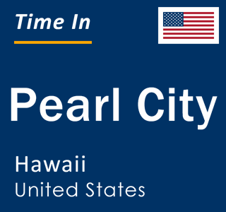 Current local time in Pearl City, Hawaii, United States