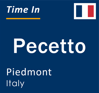 Current local time in Pecetto, Piedmont, Italy