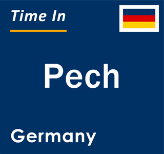 Current local time in Pech, Germany