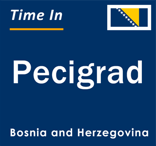 Current local time in Pecigrad, Bosnia and Herzegovina