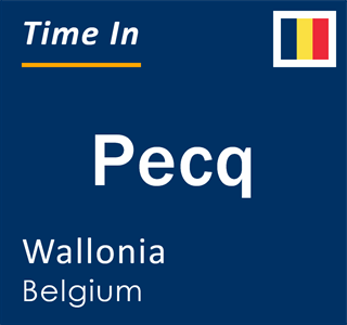 Current local time in Pecq, Wallonia, Belgium