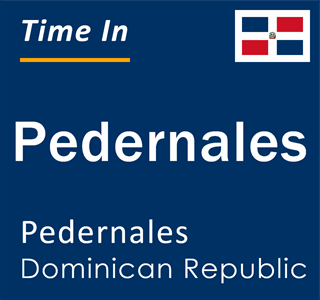 Current local time in Pedernales, Pedernales, Dominican Republic