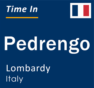 Current local time in Pedrengo, Lombardy, Italy