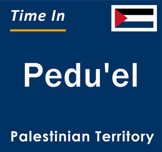 Current local time in Pedu'el, Palestinian Territory