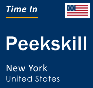 Current local time in Peekskill, New York, United States