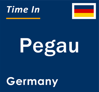 Current local time in Pegau, Germany