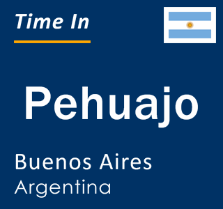 Current local time in Pehuajo, Buenos Aires, Argentina