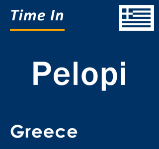 Current local time in Pelopi, Greece