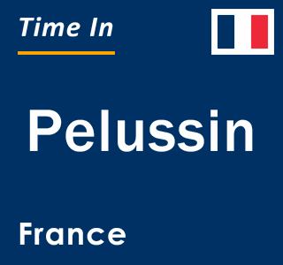 Current local time in Pelussin, France