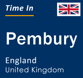 Current local time in Pembury, England, United Kingdom