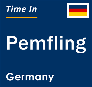 Current local time in Pemfling, Germany