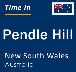Current local time in Pendle Hill, New South Wales, Australia