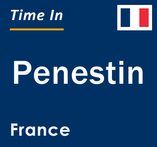 Current local time in Penestin, France