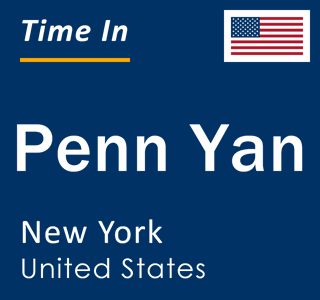 Current local time in Penn Yan, New York, United States